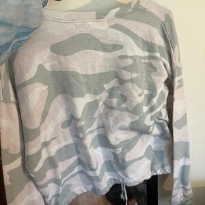 Camouflage Print Sweatshirt